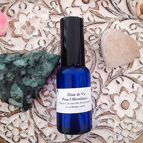 Mélange Huile Essentielle de Menthe, Huile essentielle de Menthe Poivrée, et Huile essentielle de Lavande - Élixir de Vie Abondance - Marie-Rose Poujardieu