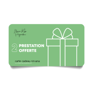 Carte Cadeau Nirvana 2 Prestation offerte Marie-Rose Poujardieu