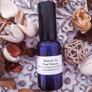 Mélange Huile Essentielle de Rose, Huile essentielle de Romarin, et Huile essentielle de Lavande - Élixir de Vie Amour - Marie-Rose Poujardieu